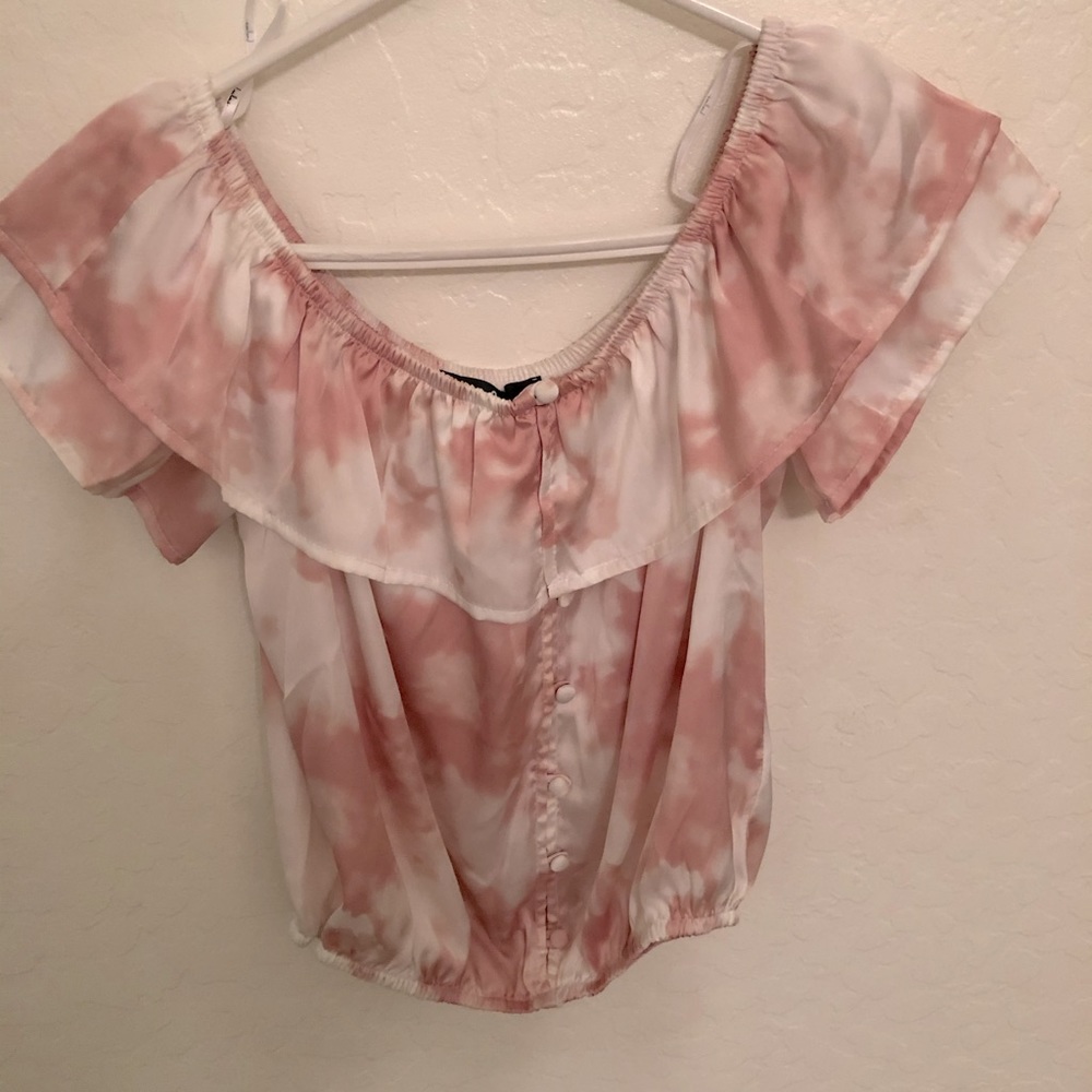 lulus off the shoulder crop top